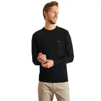 EDEN PARK PULL COL ROND Noir — photo 1