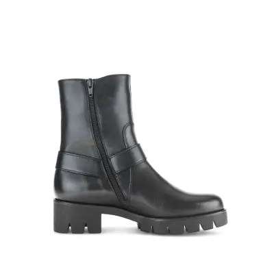 Bottines Gabor 71.713.27 Noires - Cuir Zip Grande Pointure Femme — photo 4