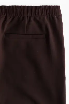 Pantalon Regular Fit en twill - Marron foncé — photo 5