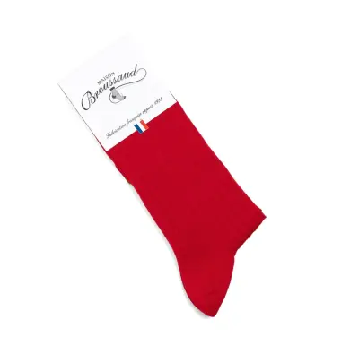 Chaussettes fil d’Ecosse Rouge — photo 4