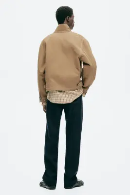 Veste workwear en coton - Beige foncé — photo 2
