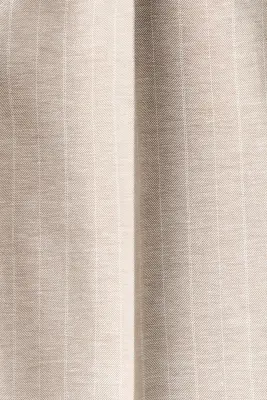 Pantalon chic Regular Fit - Beige/rayé — photo 1