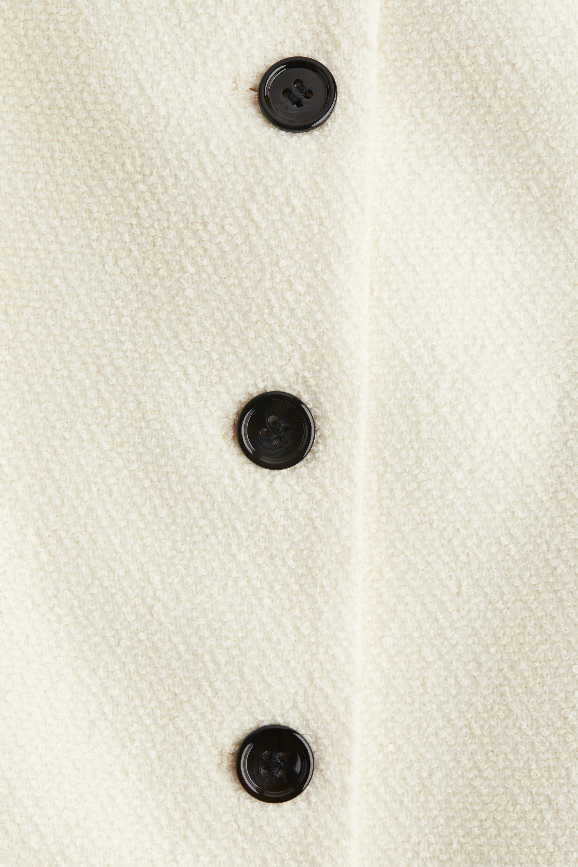 Robe à encolure carrée - Crème