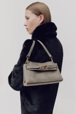 Sac crossbody - Gris — photo 2