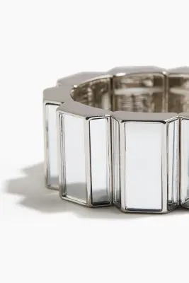 Bracelet épais - Argenté — photo 2