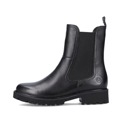 Bottines Remonte D8694-00 Noires - Lacets Grande Pointure Femme — photo 2