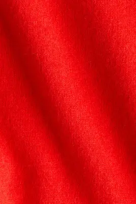 Top à manches courtes en laine - Rouge — photo 3