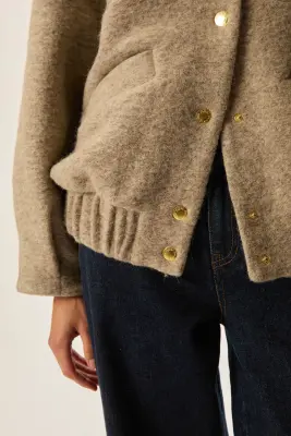 Veste maille Hildou Loup — photo 4