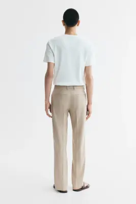 Pantalon chic Regular Fit - Beige clair — photo 2