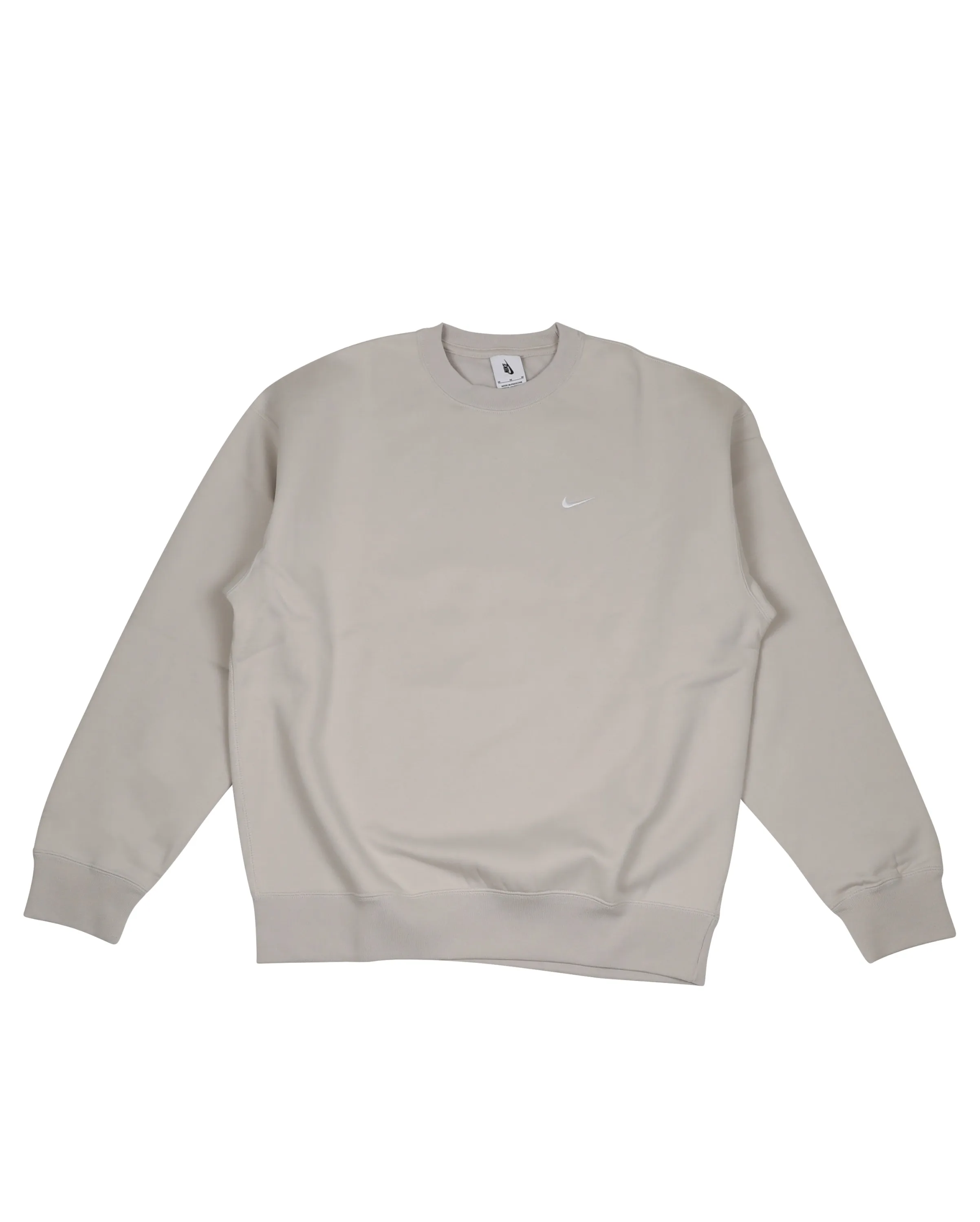 Solo Swoosh Fleece Sweatshirt Light Bone