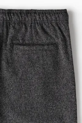 Pantalon Relaxed Fit en twill - Noir — photo 1