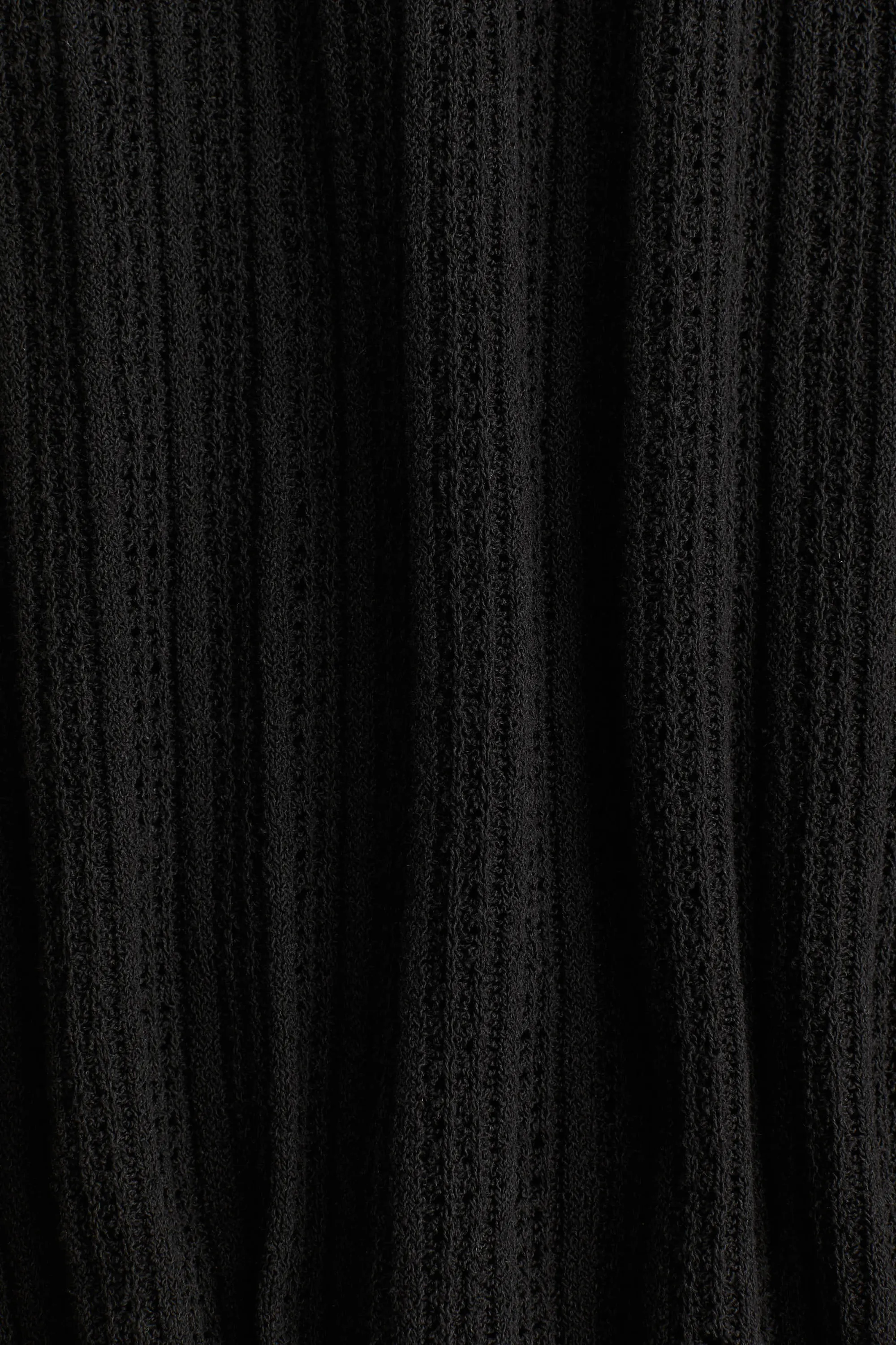 Robe sans manches en maille texturée - Noir