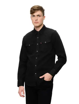 LEVIS CHEMISE BARSTOW WESTERN Noir — photo 2