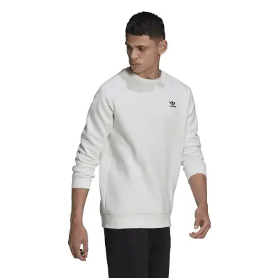 ADIDAS ESSENTIAL CREW SWEAT SHIRT Blanc — photo 4
