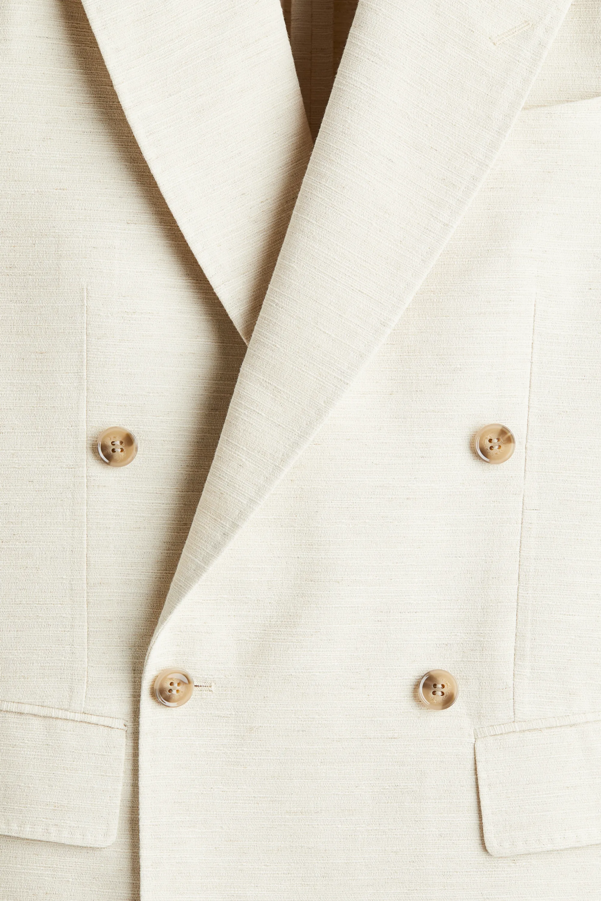 Veste Loose Fit à fermeture croisée - Beige clair