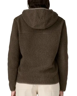 Hoodie Retro Pile Otter Brown Femme — photo 3