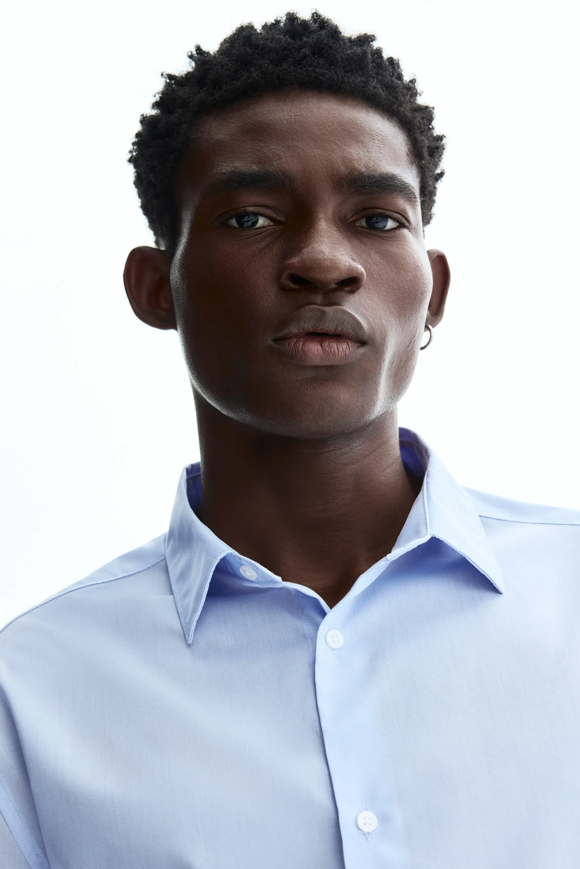 Chemise Slim Fit repassage facile - Bleu clair