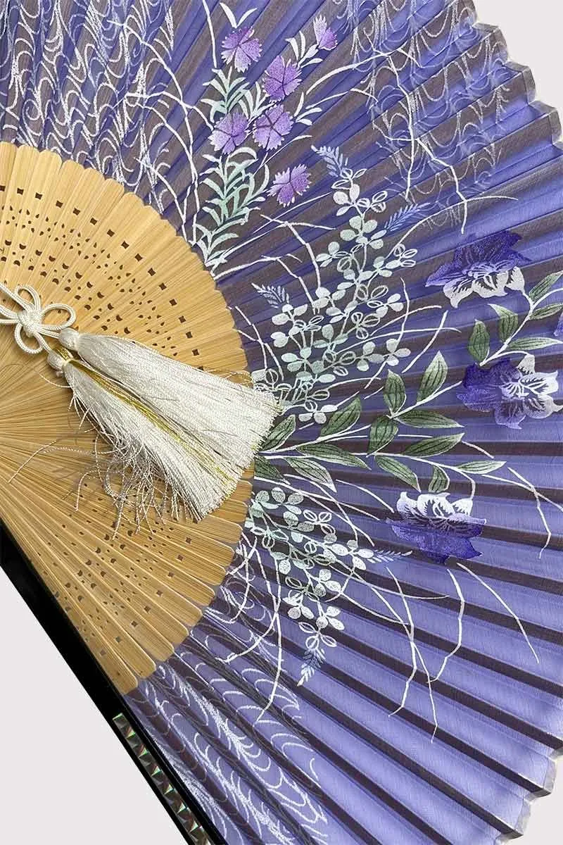 Eventail Japonais fleuri