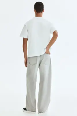Baggy Jeans - Gris denim clair — photo 2