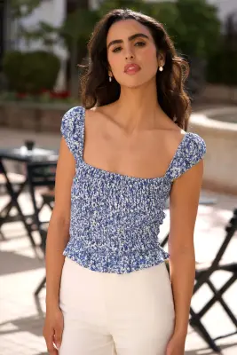 Lucy Smocked Top — photo 4