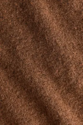 Pantalon large en maille - Marron — photo 4