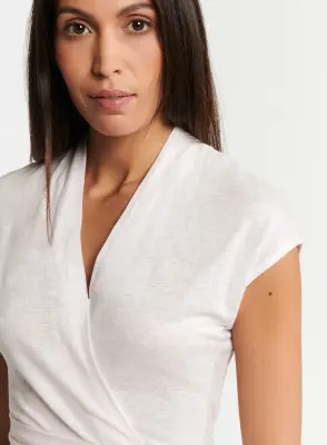 Robe en lin et élasthanne — photo 3