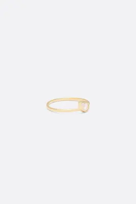 BAGUE EWANDE POIRE DIAMANT — photo 2