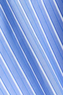 Chemise oversize en coton - Bleu/rayé — photo 5
