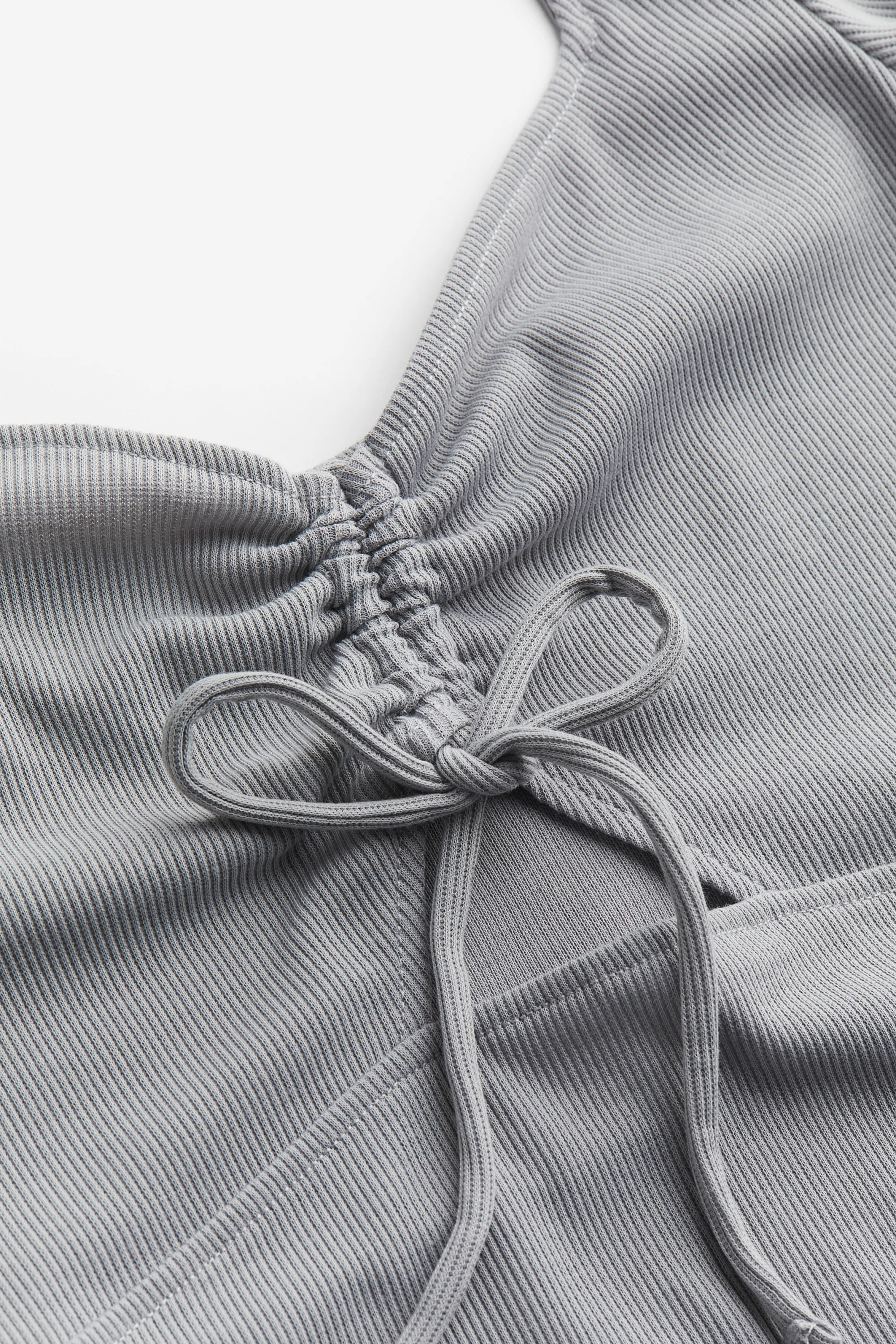 Robe moulante avec ouverture - Gris clair