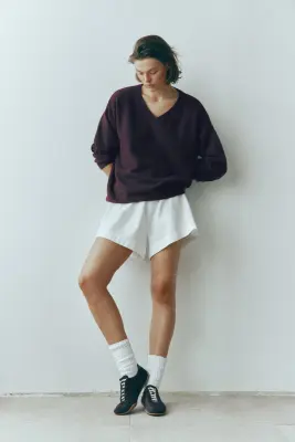 Pull oversize - Bordeaux — photo 2