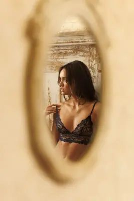 Soutien-gorge bustier triangle CANDIDE | Bleu — photo 5