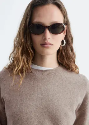 Pull décontracté en maille - Beige taupe — photo 2