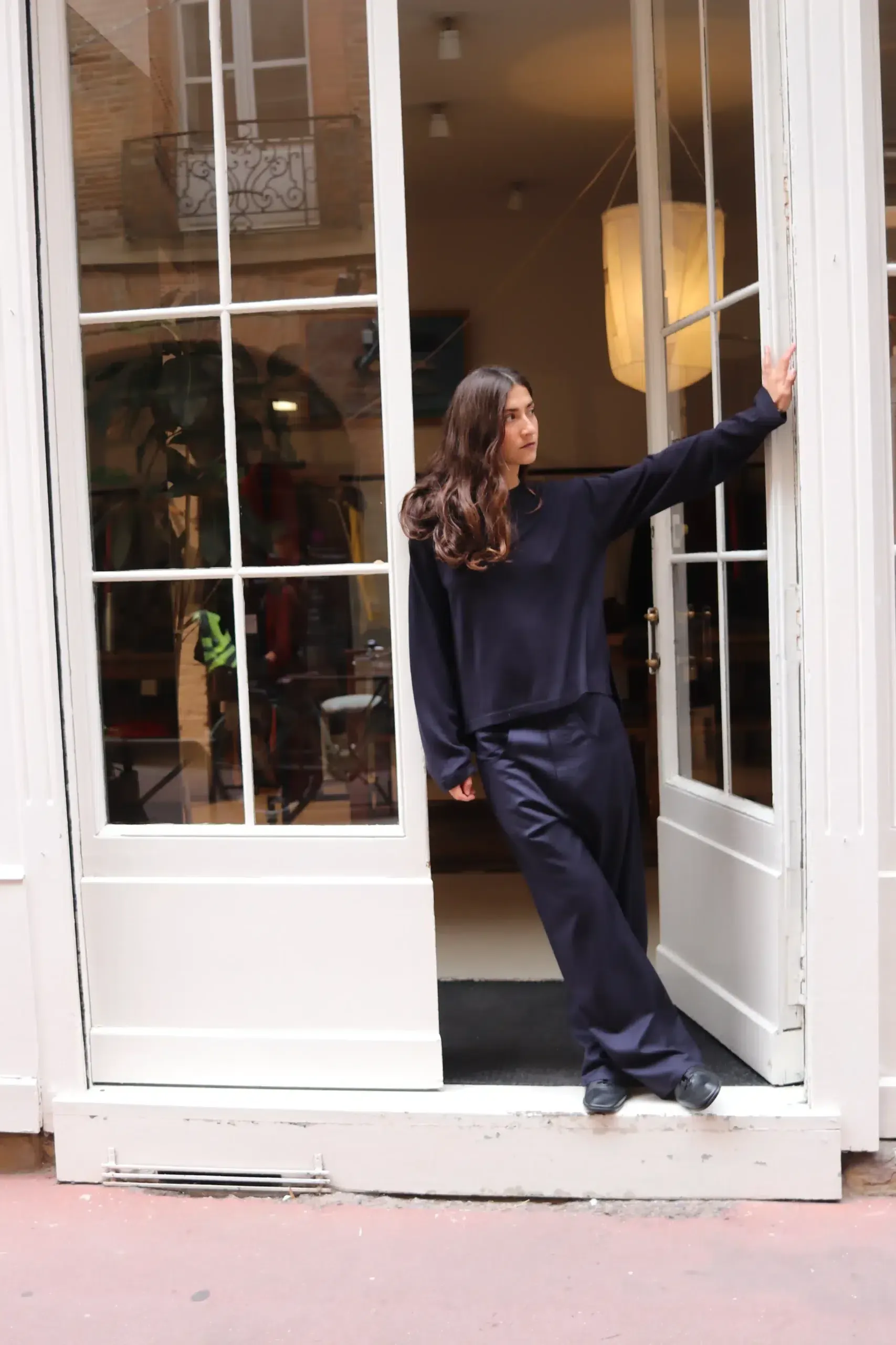 Sofie D’Hoore – PHILL Low Crotch Chino Trouser – MIDNIGHT