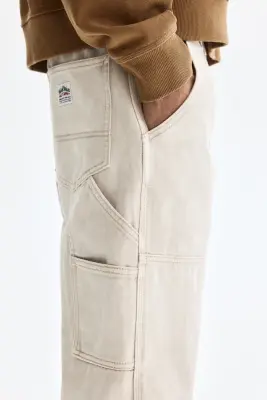 Pantalon Carpenter Regular Fit - Beige clair — photo 2