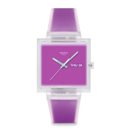 Montre Swatch SO38K705 - WHAT IF...SEE THRU MAGENTA?