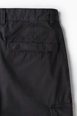Pantalon cargo Regular Fit - Noir — photo 2
