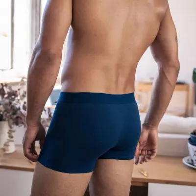 Boxer quotidien marine/vert — photo 3