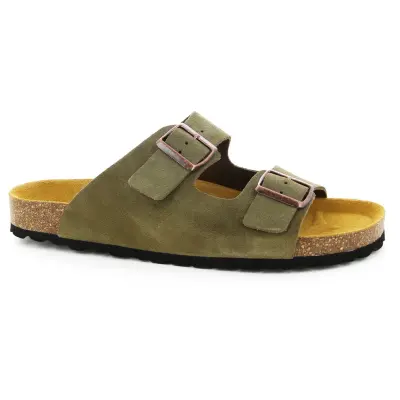 SANTAFE SANDALE NUBUCK DESERT Kaki — photo 2