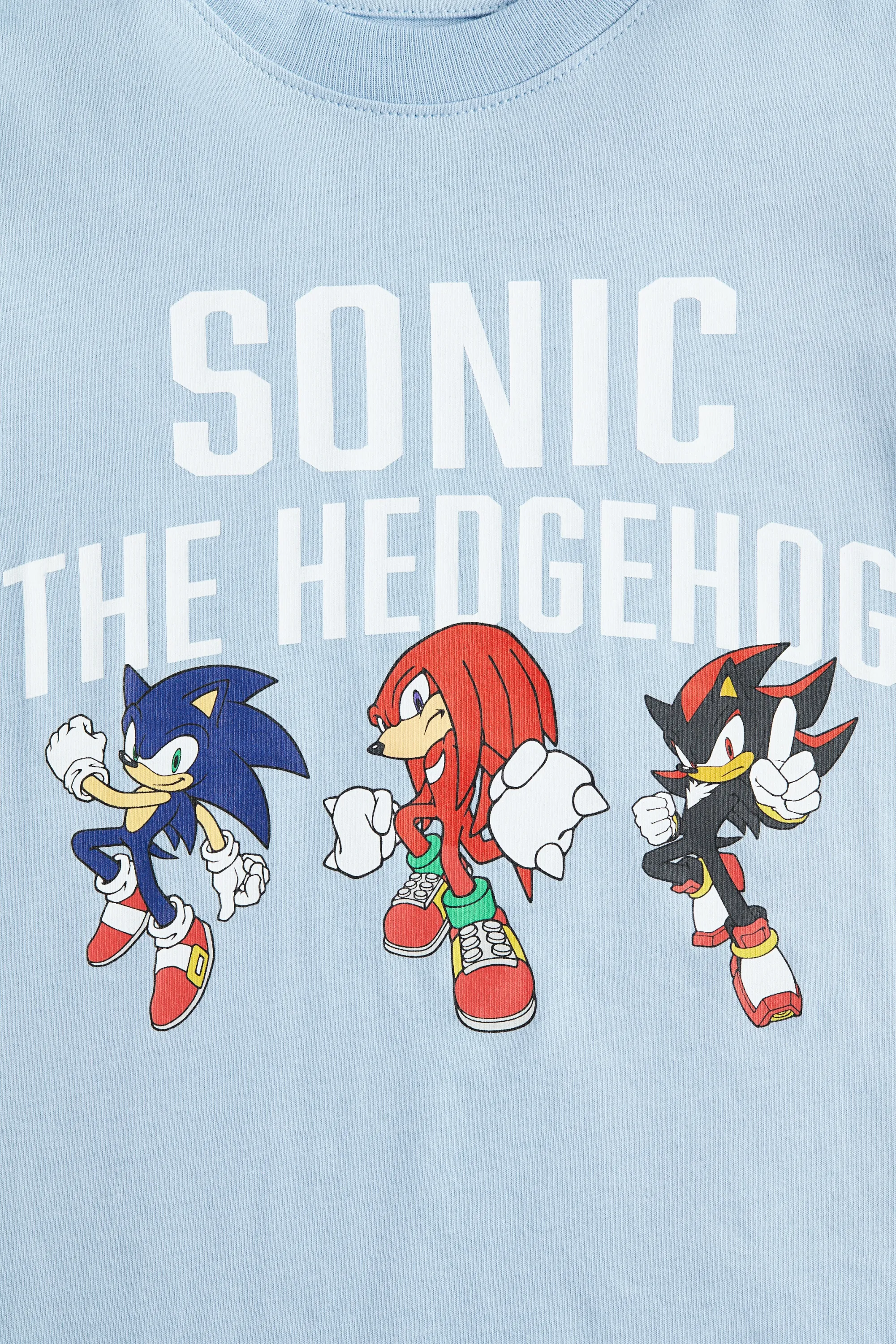 T-shirt oversize imprimé - Bleu clair/Sonic le Hérisson