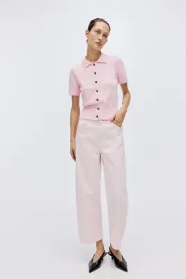 Gilet à manches courtes - Rose clair — photo 1