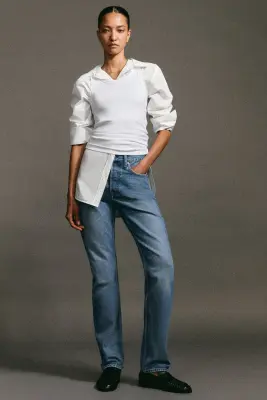 CHEMISE HABILLÉE EN COTON PIMA - ÉCRU — photo 5