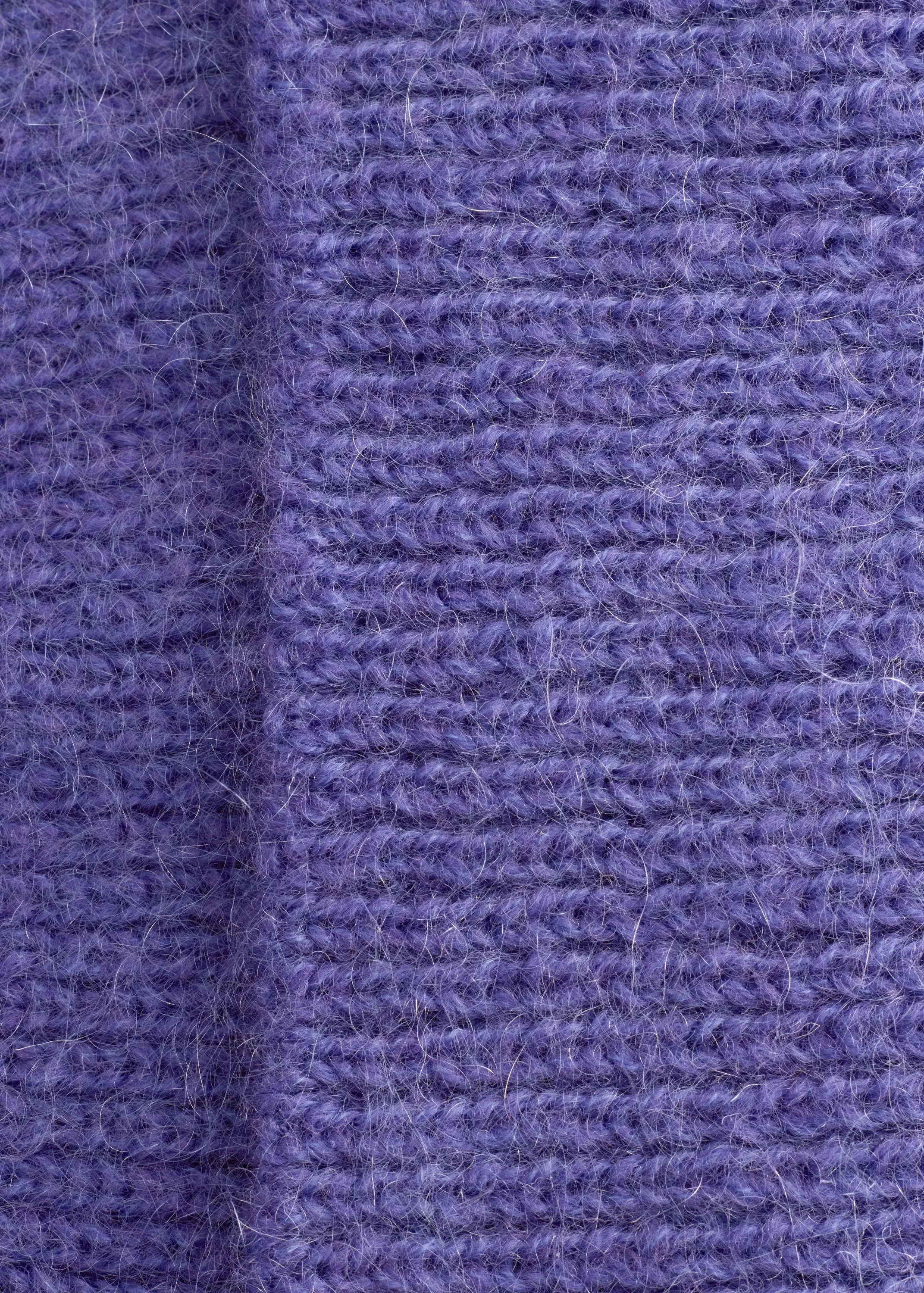 Bonnet en laine mélangée - Lilas