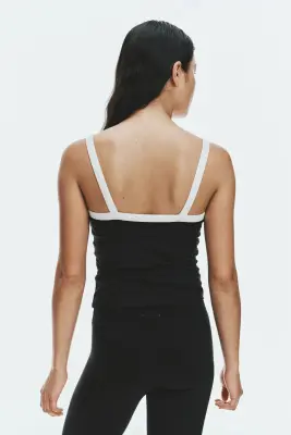 Débardeur avec soutien-gorge intégré SoftMove™ - Noir — photo 3
