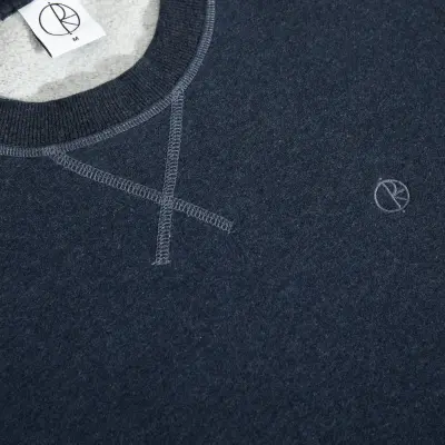 Sweatshirt Polar Frankie Crewneck – Navy Melange — photo 3