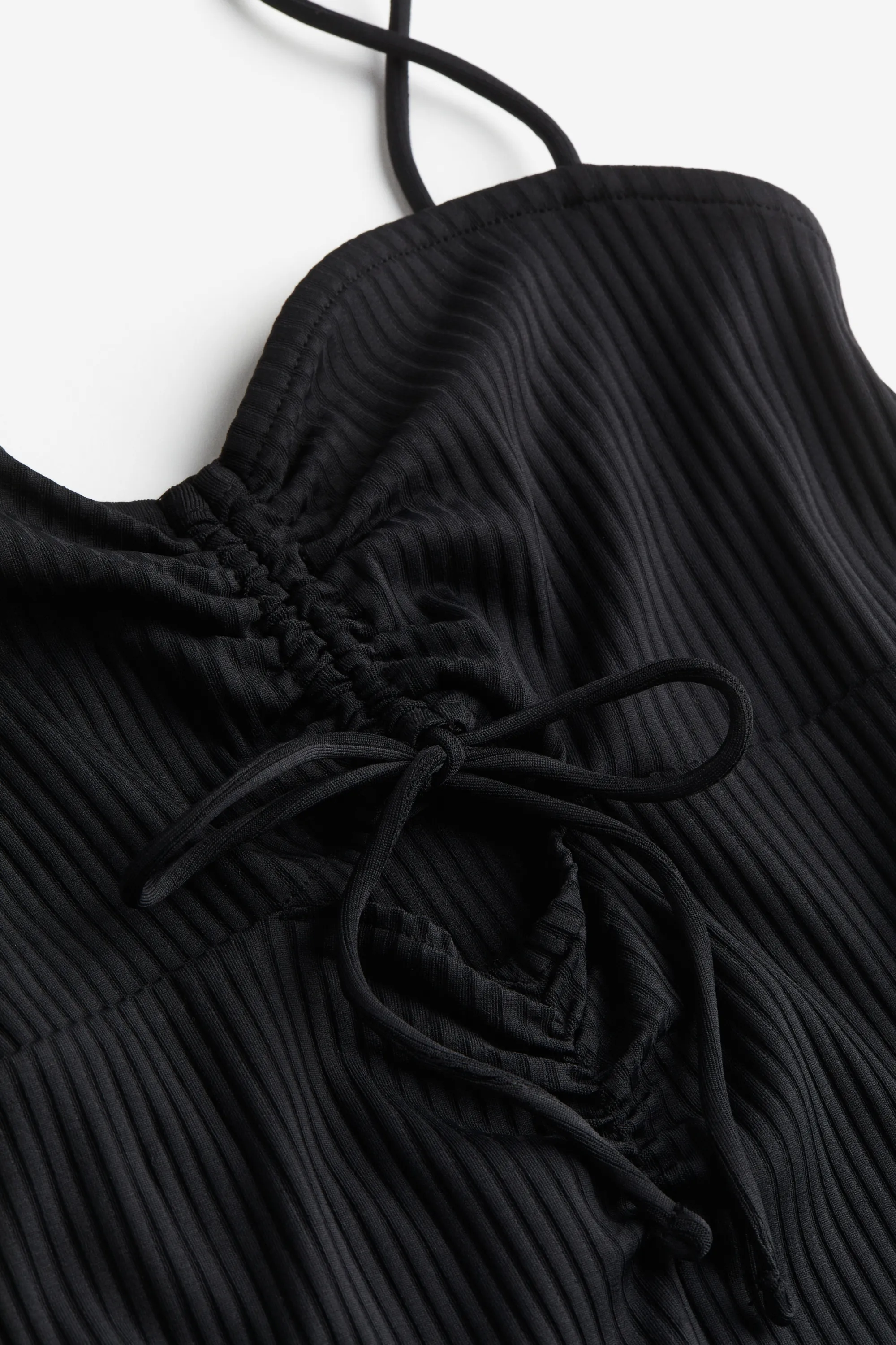 Robe moulante avec ouverture - Noir