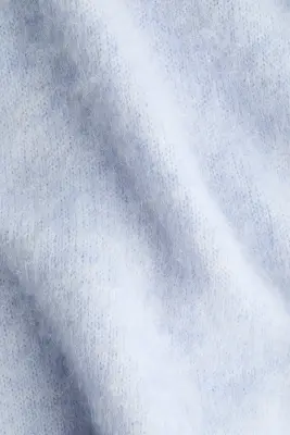 Pull en mohair mélangé - Bleu clair — photo 3