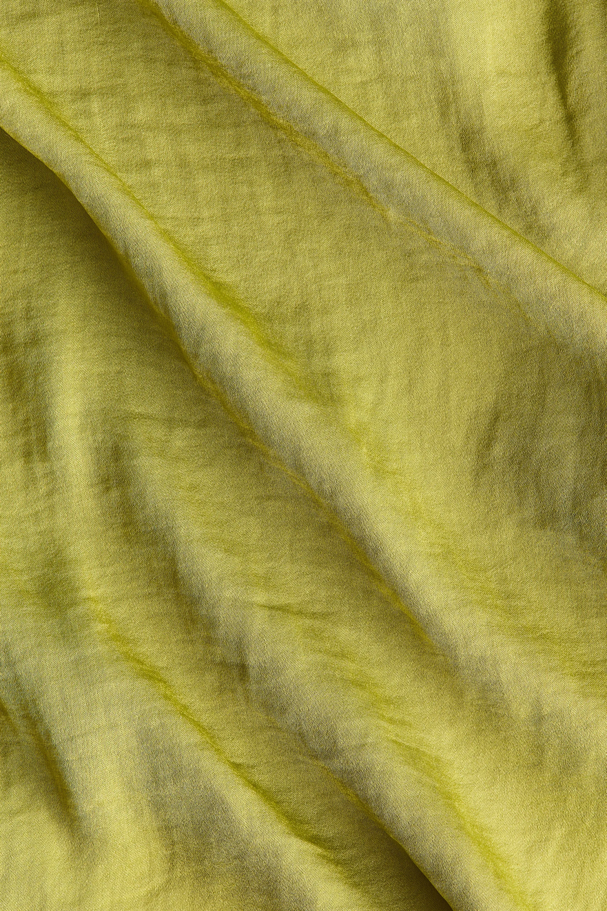 Pantalon ballon avec panneau drapé - Vert olive