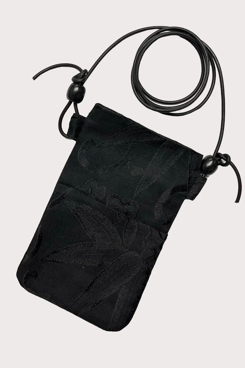 Pochette Smartphone Obi - Satin Noir