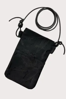 Pochette Smartphone Obi - Satin Noir