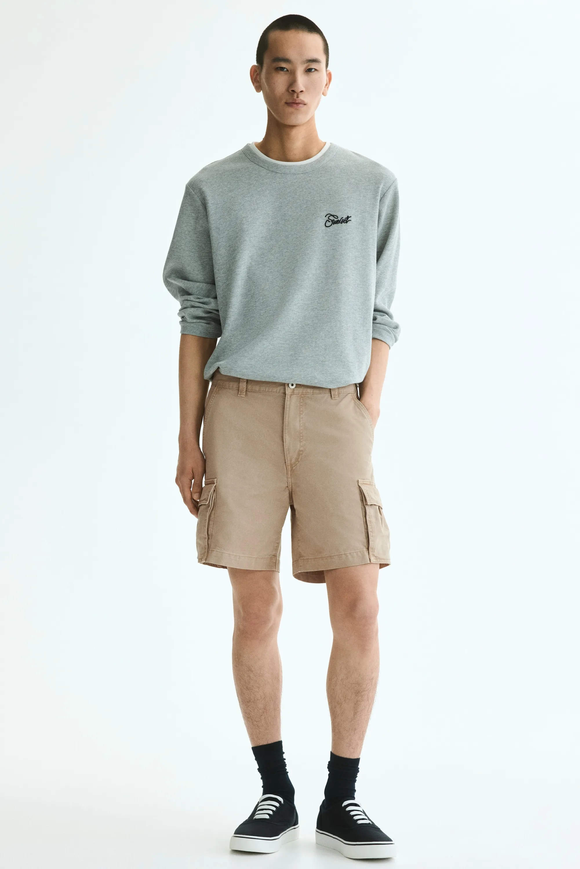 Short cargo Relaxed Fit - Beige